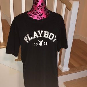 Women PlayBoy boyfriend shirt size medium